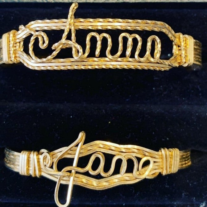 Personalized Wire Name Bracelet